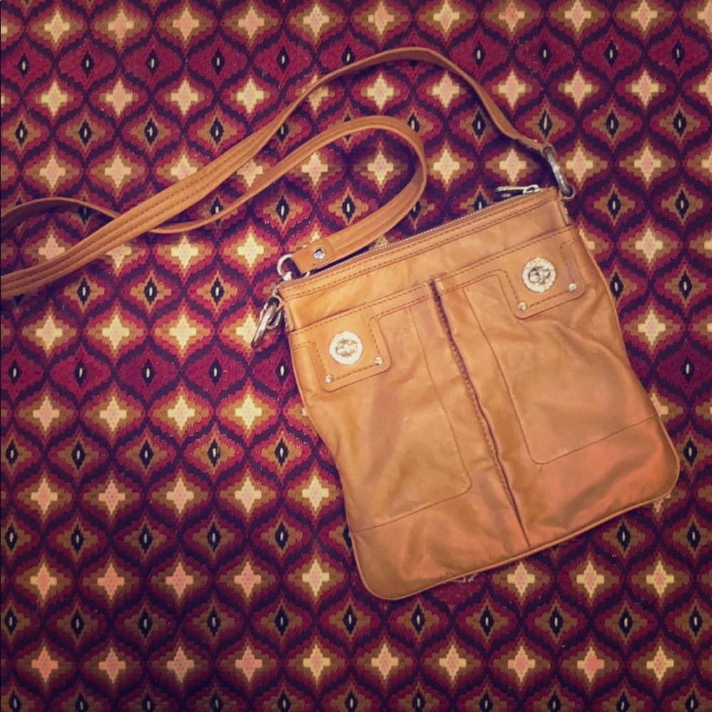 Marc by Marc Jacobs crossbody tan leather bag